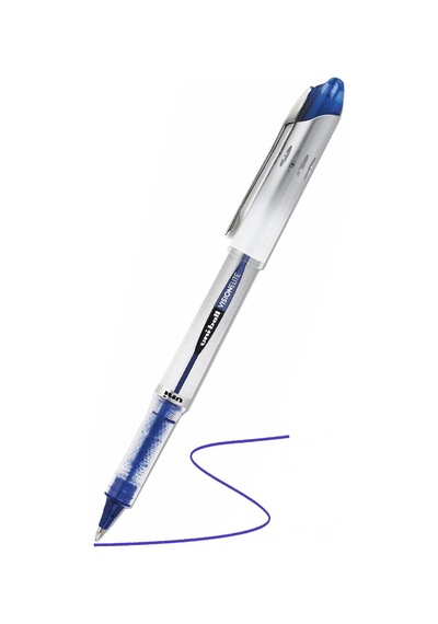 Pilot Kalem Ub-200 Vision Elite 0.8mm 1 Adet Uniball Pilot Kalem 0.8 Mm Roller Uçlu Pilot Kalem İnce Uçlu Likit Mürekkep Mavi