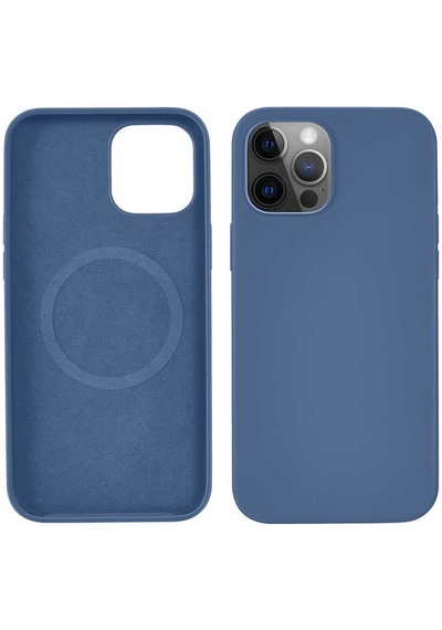 Apple Uyumlu iPhone 12 Pro Kılıf Zore Silksafe Wireless Kapak Pembe Açık