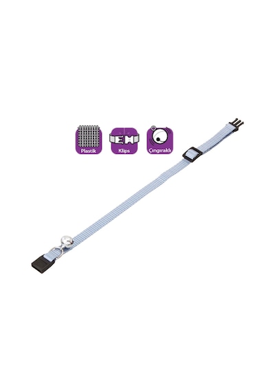 Karlıe - 672 - Boyun Tasma Çıng. 30 - Csmo-tex - Cm Mavi