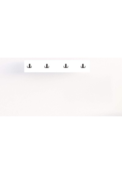 Decormet 4lü Askılık Beyaz Beyaz