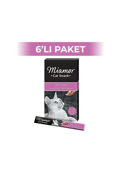 Miamor Cream Malt Yetişkin Kedi Ödülü 6'lı 6 x 15 G