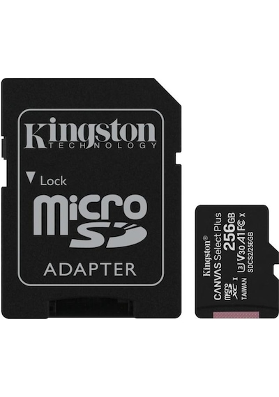 Kingston 256Gb Microsd Canvas Select+ Hafıza Kartı Sdcs2/256Gb