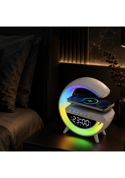 Taşınabilir Rgb Bluetooth Hoparlör Usb, Fm Radyo, Tf Kart Ve Aux Destekli