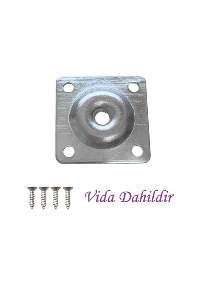 Ahşap Ayak 15 Cm 2'li Set M8 Civatalı Bağlantı Aparatlı Dolap Mobilya Koltuk Kanepe Destek Ayağı Aya Diğer