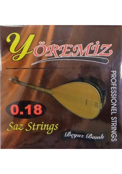 3 Adet Yöremiz Paslanmaz Çelik 0.18 Numara Kısa Saplı Saz Tel Set