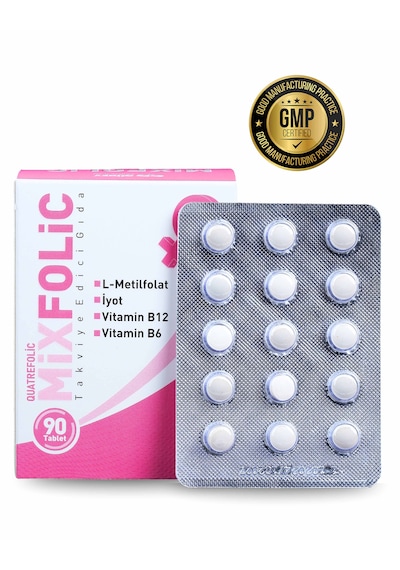 Mixfolic Takviye Edici Gıda 90 Tablet