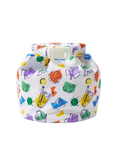 Bambino Mio Su Geçirmez Bebek Bezi Taşıma Çantası Wet Bag Bold Çok Renkli