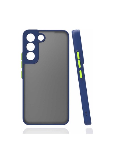 Zore Galaxy S22 Plus Uyumlu Nvth Hux Kılıf-lacivert