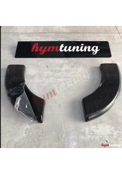 Seat Leon Aero Tampon Flap Seti Sağ + Sol Parlak Siyah