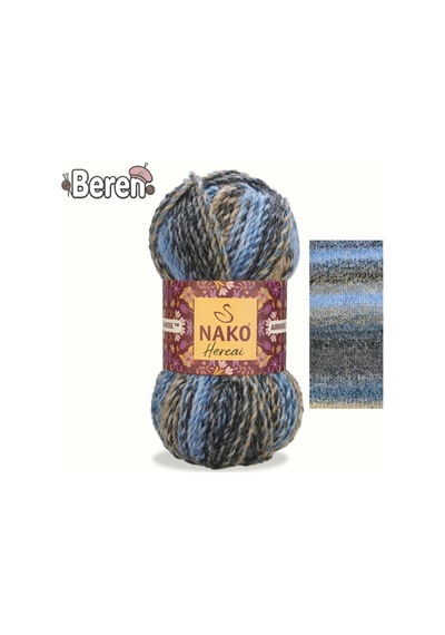 Hercai-5'li Paket Renk : 7247 - 100gr/156m - Hırka, Kazak, Atkı, Bere, Patik İpi
