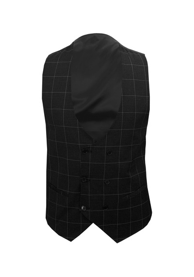 SÜVARİ Antrasit Slim Fit Armürlü Sivri Yaka 6 Drop Yelekli Klasik Takım Elbise SÜVARİ Antrasit Slim Fit Armürlü Sivri Yaka 6 Drop Yelekli Klasik Takım Elbise