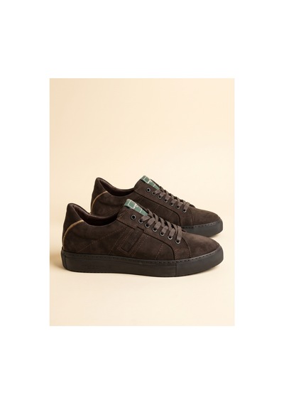 Bafaş Ayakkabı 371610 Kahve Hakiki Dana Derisi Erkek Günlük Sneaker Kahverengi
