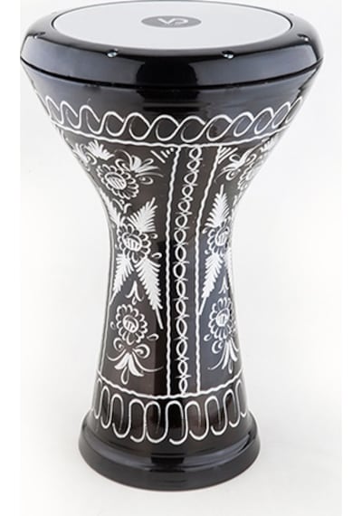 Vatan 3029S Siyah Döküm Erzincan İşlemeli  Darbuka