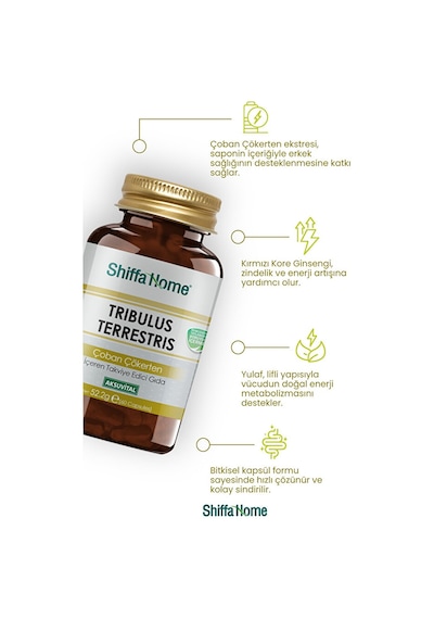 Tribulus Terrestiris Çoban Çökerten 60 Kapsül