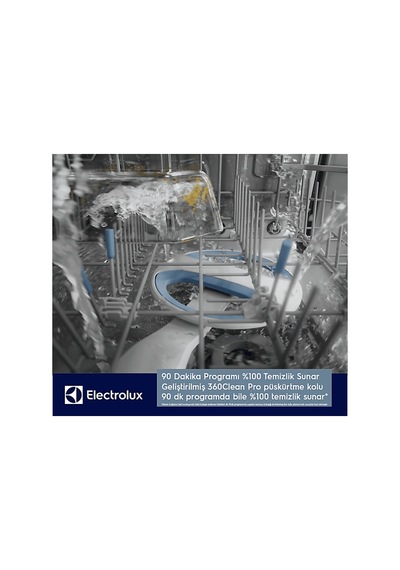 Electrolux EEM48300IX A Enerji Sınıfı 5 Programlı Ankastre Bulaşık Makinesi Beyaz