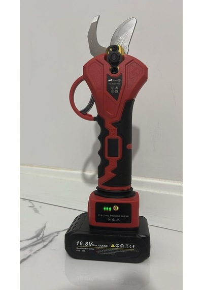 Hsgl Akülü Akülü Şarj Edilebilir Makas Bahçe Meyve Ağacı Budama Makası S-1 32 Mm 16.8 V 4 Ah Yokattta