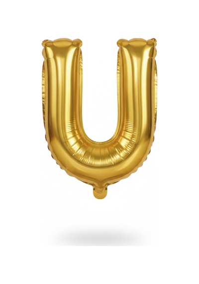 Runaway U Harf Folyo Balon 1m Parti Ve Vitrin Çok Renkli