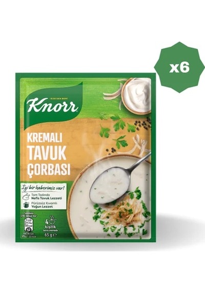 Knorr Kremalı Tavuk Çorbası - 6 Adet