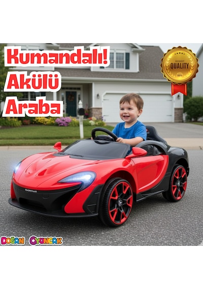 Quantum Gt Kırmızı Uzaktan Kumandalı 4x2 12 Volt Akülü Araba - Rc Mclaren Akülü Araba Çok Renkli
