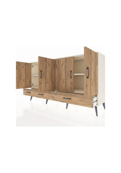 Hyperion Konsol 6 Raflı 3 Çekmeceli 4 Kapaklı 176x44x99 Aytaşı-çam Aytası/atlas Çam - Aytası Hyperion Konsol 6 Raflı 3 Çekmeceli 4 Kapaklı 176x44x99 Aytaşı-çam Aytası/atlas Çam - Aytası