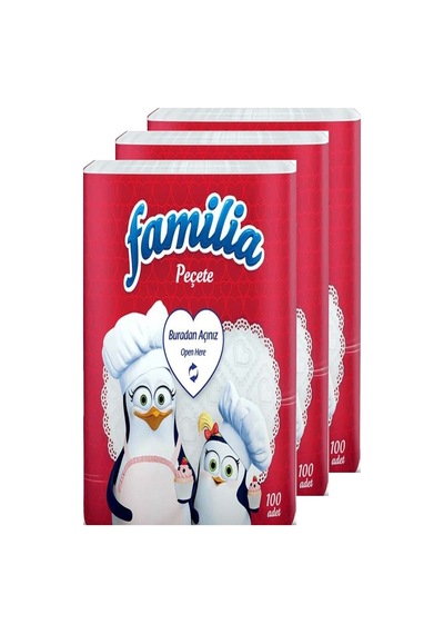 Peçete 100'lü 3 Adet
