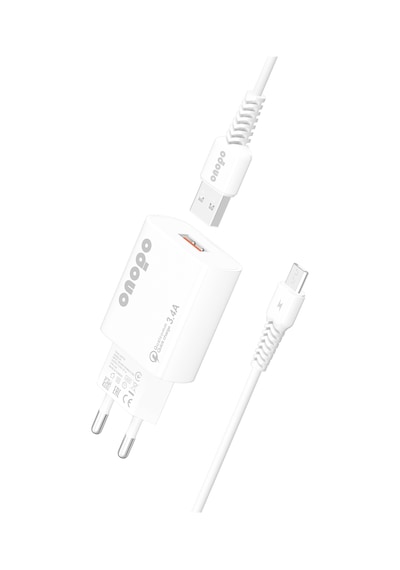 Onopo Micro USB 3.4A Hızlı Şarj Cihazı - X6 Onopo Micro USB 3.4A Hızlı Şarj Cihazı - X6