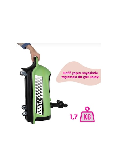 İlk Arabam Turbo Bin Git - Müzikli Ve Işıklı Gelişim Destekleyici Eğitici Çocuk Arabası Yeşil