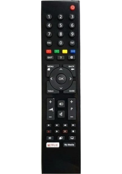 Arçelik  Beko Altus Uyumlu Grundig Smart Lcd Led Tv Televizyon Kumandası Netflix Tuşlu