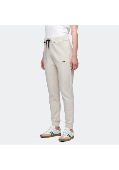 Slazenger VETERAN RBN Kadın Cepli Ekru Eşofman Altı
