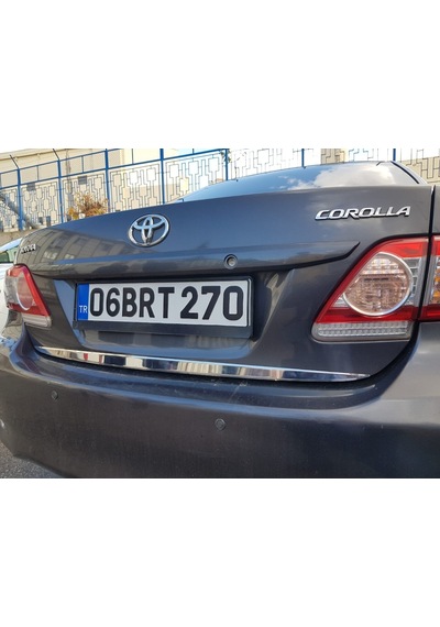 Toyota Corolla Uyumlu Formlu Krom Bagaj Alt Çıtası 2007-2013 N11.14827