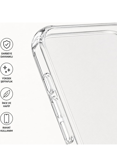 Samsung A06 Uyumlu Şeffaf Telefon Kılıfı Baskılı Premium Silikon Koruyucu Kılıf Diğer
