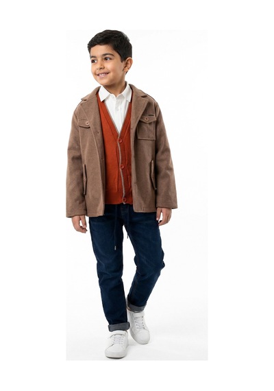Xo Kids Erkek Çocuk 4lu Alt Üst Takım 6-9 Yaş 13220 Camel