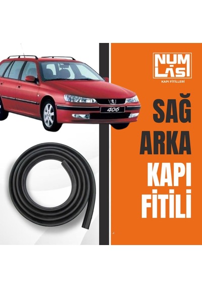 Peugeot 406 Station Wagon Sağ Arka Kapı Fitili-a Kalite-numlas-nm3534