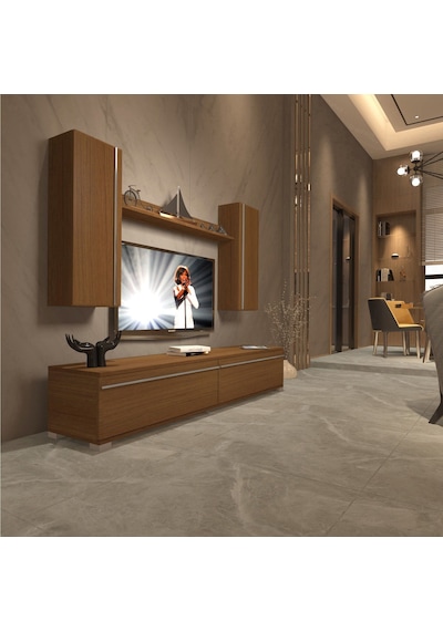 Decoraktiv Eko 7 Mdf Std Tv Ünitesi Tv Sehpası Ceviz