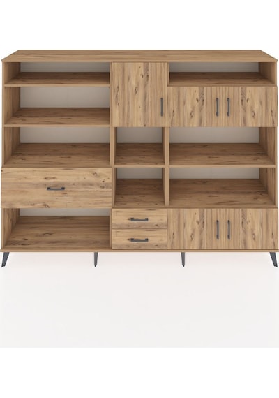 Hyperion Dolap 13 Raflı 3 Çekmeceli 5 Kapaklı 220x44x163 Çam-çam Atlas Çam - Atlas Çam Hyperion Dolap 13 Raflı 3 Çekmeceli 5 Kapaklı 220x44x163 Çam-çam Atlas Çam - Atlas Çam