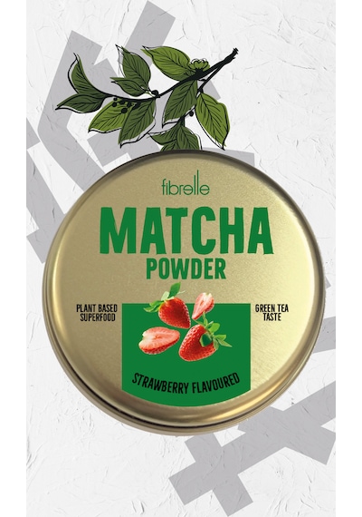 Fibrelle Matcha Çilek Teneke Kutu 25 G