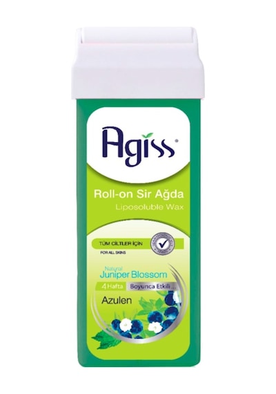Agiss Azulen Juniper Blossom Tüm Ciltler için Roll-On Sir Ağda 100 ML