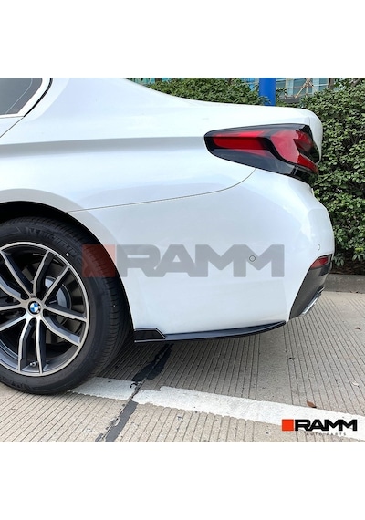 Bmw G30 M-tech Arka Tampon Bıçağı Sağ-sol Parlak Siyah
