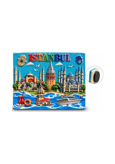 İstanbul Temalı Polyester Magnet 88244814