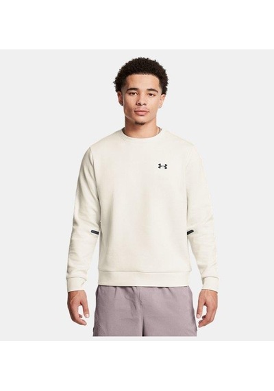 Under Armour Ua Unstoppable Flc Crew Eu Erkek Sweatshirt-29058 beyaz