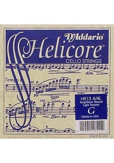 Daddarıo H513 Cello Tek Tel. Helıcore. G-Sol. Long Scale. Medıum