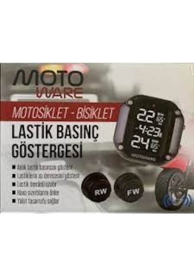 Motoware Motosiklet Bisiklet Lastik Basınç Göstergesi