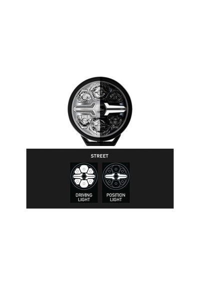 Hella Off-road Valuefit Blade Led Uzun Far Siyah 22w 7" Beyaz Isik 1fj357198-041