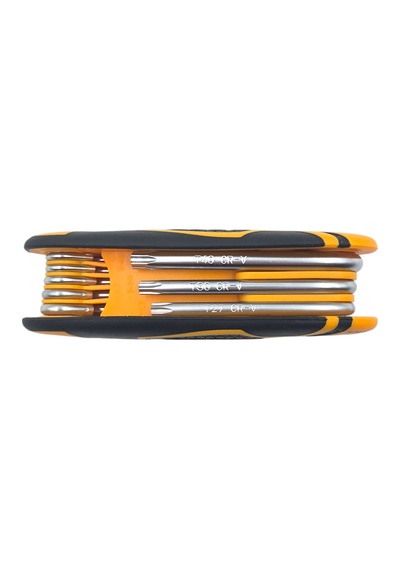 Ingco HHK14083 8 Parça Çakı Tip Torx Allen Anahtar Takımı T9,T10,T15,T20,T25,T27,T30,T40
