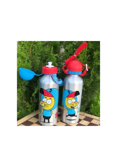 Dolphin Kral Şakir Alüminyum 500 Ml Matara 1adet Çok Renkli