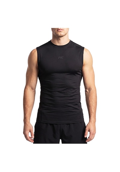 Musclecloth Tech Kolsuz T-shirt Siyah