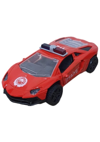 Çek Bırak Metal Araba Lamborgini - İtfaiye