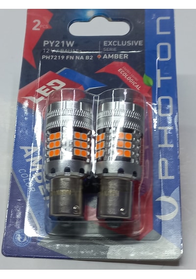 Photon P21w Turuncu Fanlı Blister Ph7219 Fn Na B2 Ampul