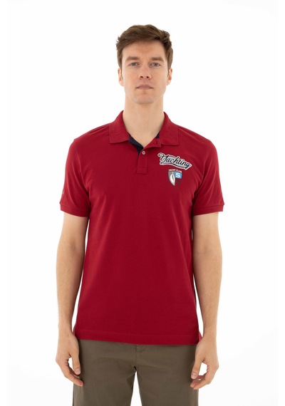 AR-MA Arma Erkek Baskılı Regular Fit % 95 Pamuklu %5 Likralı Polo Yaka T-shirt 001