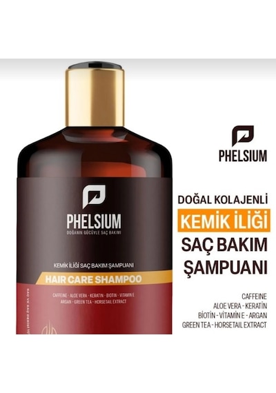 Hekim Phelsium Dökülme Karşıtı Kemik İlikli Bakım Şampuanı 500 Ml